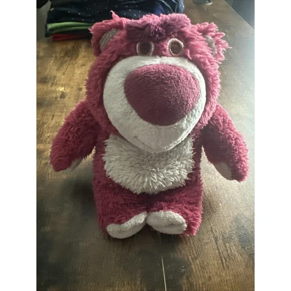 Authentic Disney Park Toy Story LOTSO Huggin Bear Pink Plush Stuffed Animal 7”